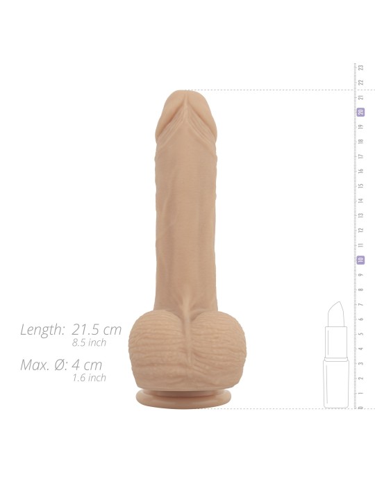 Real Fantasy - Mason Stotende, Vibrerende en Verwarmbare Dildo - 20 cm