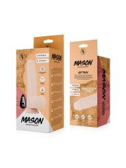 Real Fantasy - Mason Stotende, Vibrerende en Verwarmbare Dildo - 20 cm