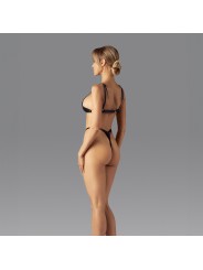 Obsessive - Dame Control Crotchless Teddy - Black