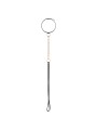 Rosy Gold - Halsband met Leash - Zwart