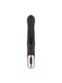 Rosy Gold - Rabbit Vibrator with thrusting function - Black