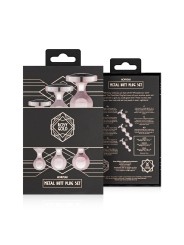 Rosy Gold - Metal Butt Plug Set 3 Pieces - Rose Gold