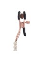 Rosy Gold - Tepelklemmen met parelketting - Verstelbaar Design