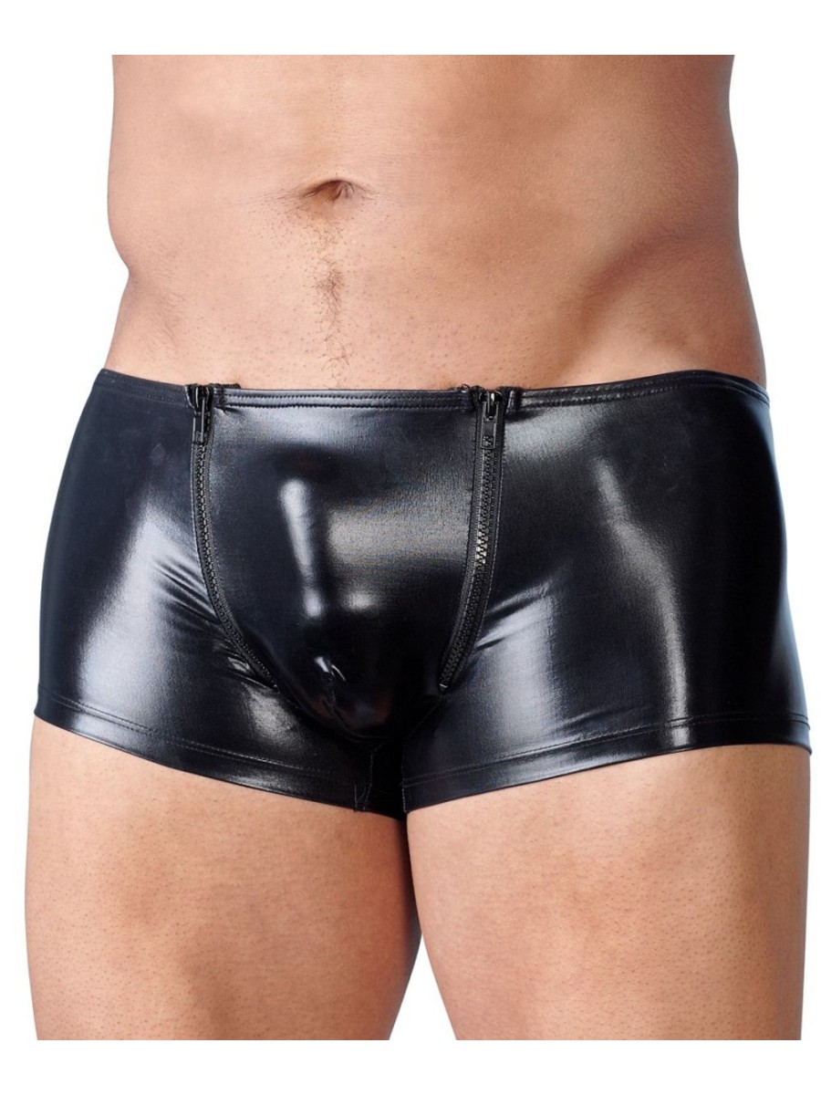 Wetlook Heren Boxer Met Rits