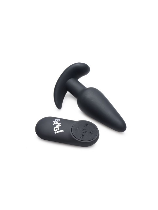 BANG! - Vibrerende Anaalplug met Afstandsbediening -Zwart