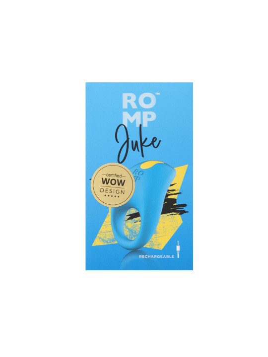 ROMP – Juke Vibrating Cock Ring – Blue