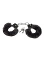 XR Brands - Cuffed In Fur Handcuffs - Black