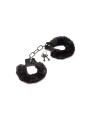 XR Brands - Cuffed In Fur Handcuffs - Black