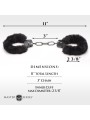 XR Brands - Cuffed In Fur Handcuffs - Black