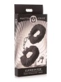 XR Brands - Cuffed In Fur Handcuffs - Black