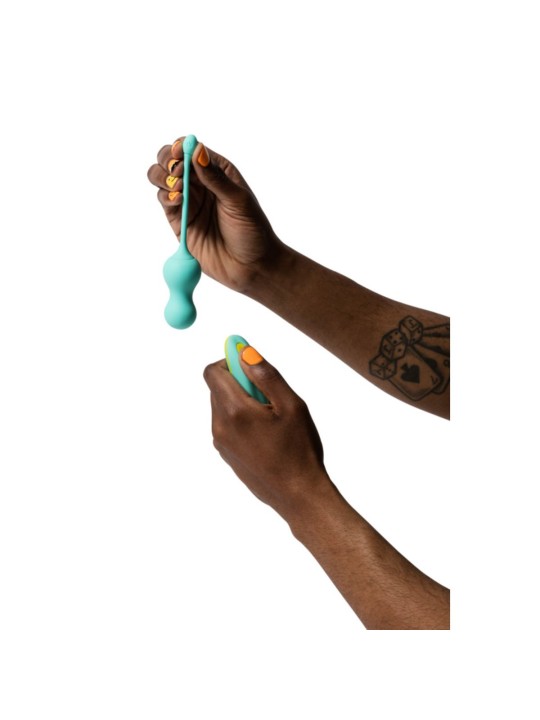 ROMP – Cello Vibrating Love Egg – Turquoise