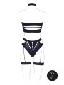 Three-Piece Garter Set - Black