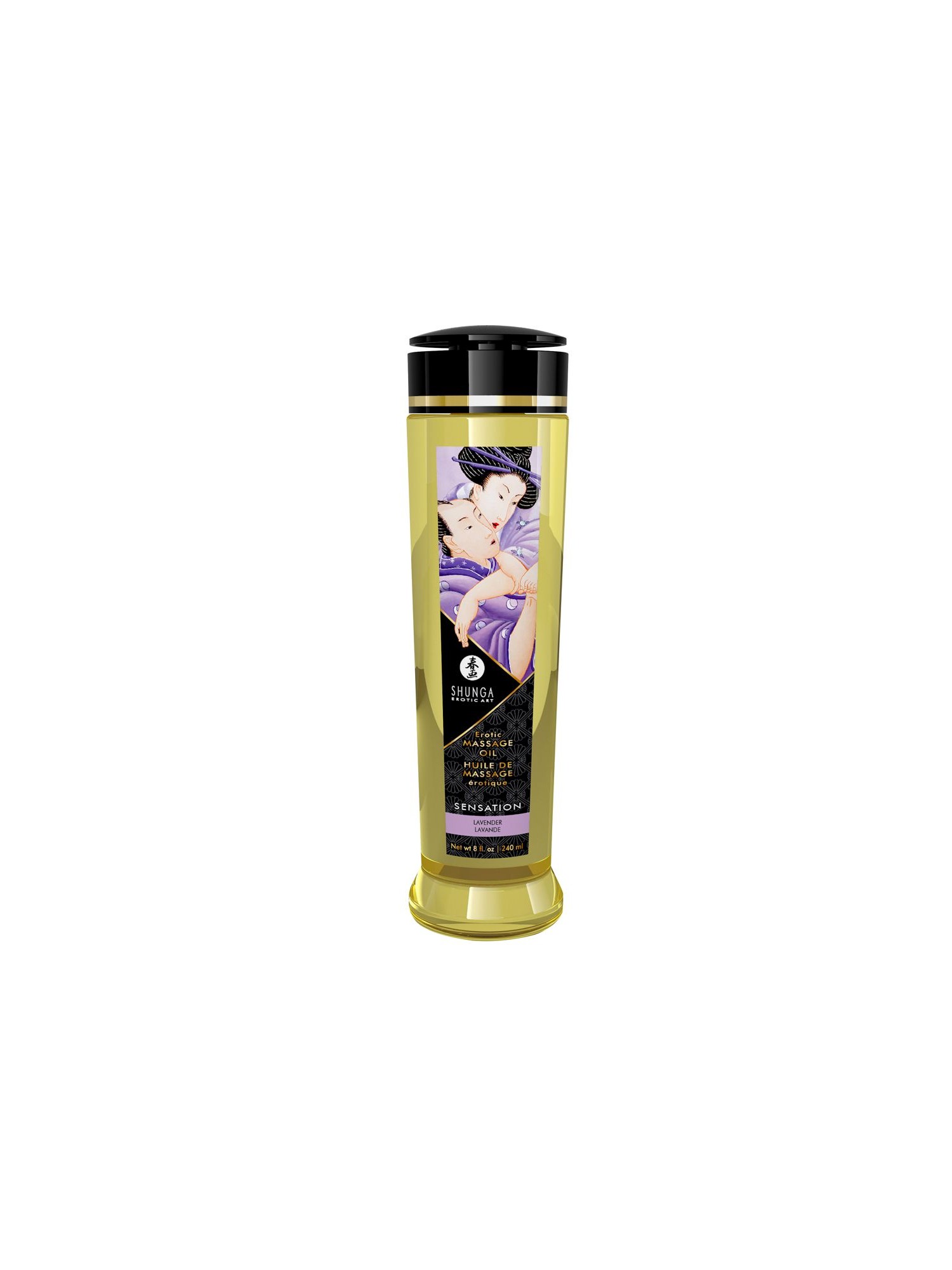 Shunga - Sensation Massage Olie Lavender - 240 ml