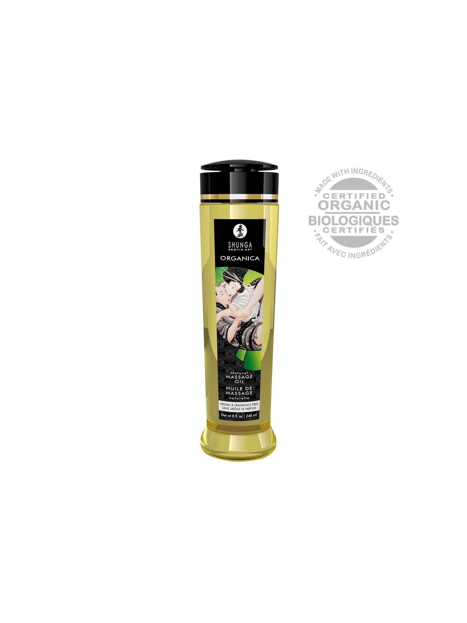 Shunga - Organica Massage Olie Naturelle - 240 ml
