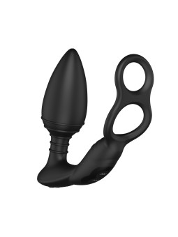 Simul8 Vibrating Plug With Cock and Ball Ring