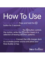 Skins Rose Buddies - Bums N Roses Anal Vibrator