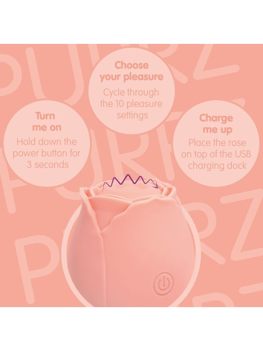 Skins Rose Buddies - The Rose Purrz Vibrator