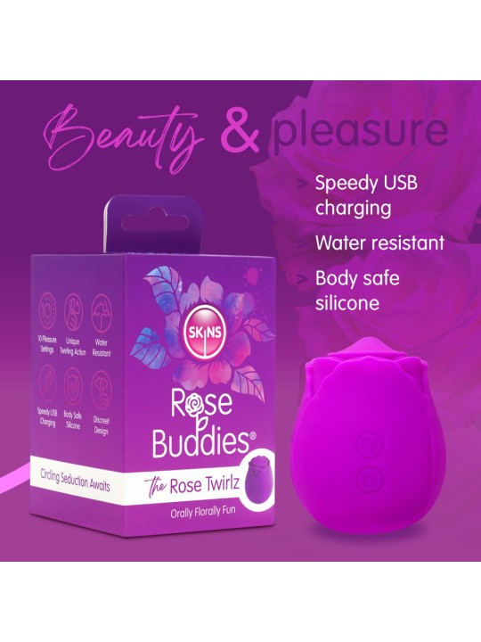 Skins Rose Buddies - The Rose Twirlz Vibrator