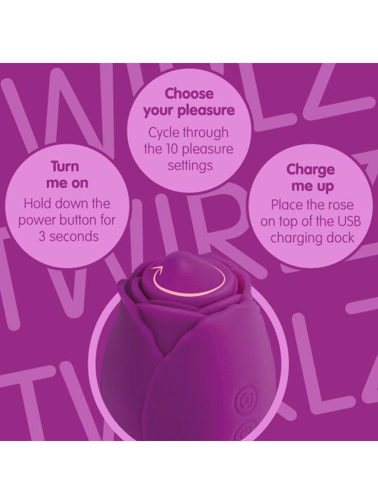 Skins Rose Buddies - The Rose Twirlz Vibrator