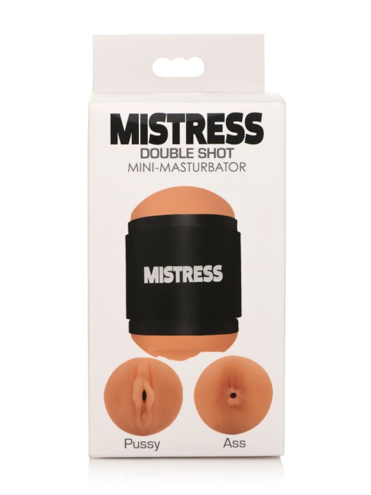 MISTRESS – Double Shot Mini Masturbator – Beige