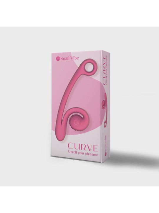 Snail Vibe Curve Duo Vibrator - Roze