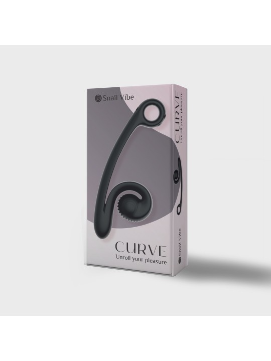 Snail Vibe Curve Duo Vibrator - Zwart