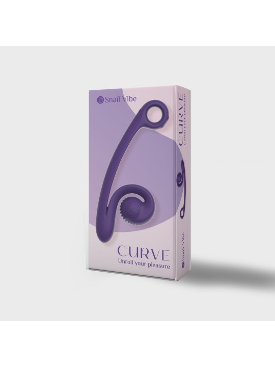 Snail Vibe Curve Duo Vibrator - Paars