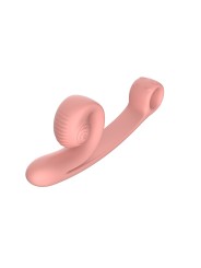 Snail Vibe Curve Duo Vibrator - Peachy Pink