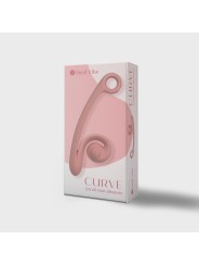 Snail Vibe Curve Duo Vibrator - Peachy Pink