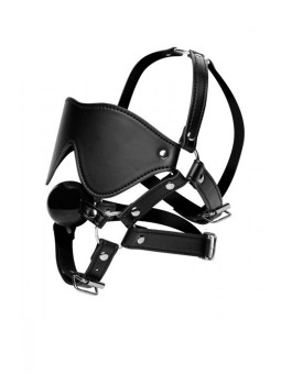 STRICT - Blindfold Harness and Ball Gag