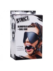 STRICT - Blindfold Harness and Ball Gag