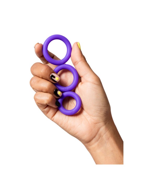 ROMP – Remix Trio Cock Rings – Violet