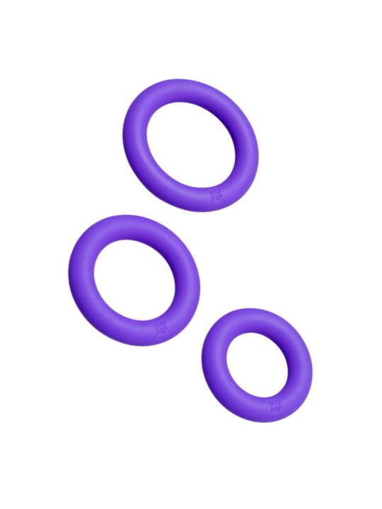 ROMP – Remix Trio Cock Rings – Violet