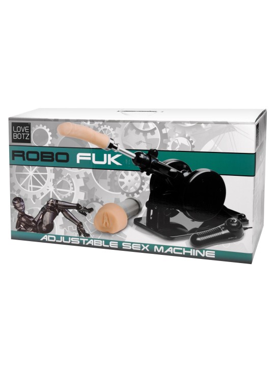 XR Brands - Robo Fuk Verstelbare Sex Machine - Zwart