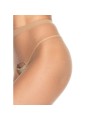 Leg Avenue – Sheer Pantyhose – Crotchless Beige