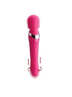 INMI - Ultra Thrust-Her Vibrating Silicone Wand - Pink