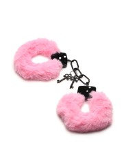 XR Brands - Cuffed in Fur Handcuffs - Pink