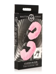 XR Brands - Cuffed in Fur Handcuffs - Pink