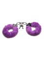 XR Brands - Cuffed In Fur Handcuffs - Purple