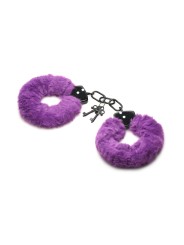 XR Brands - Cuffed In Fur Handcuffs - Purple