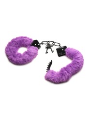 XR Brands - Cuffed In Fur Handcuffs - Purple