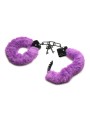 XR Brands - Cuffed In Fur Handcuffs - Purple