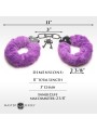 XR Brands - Cuffed In Fur Handcuffs - Purple