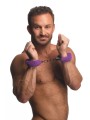 XR Brands - Cuffed In Fur Handcuffs - Purple