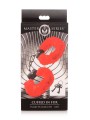 XR Brands - Cuffed in Fur Handcuffs - Red