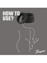 Teazers Silicone Cockring Set