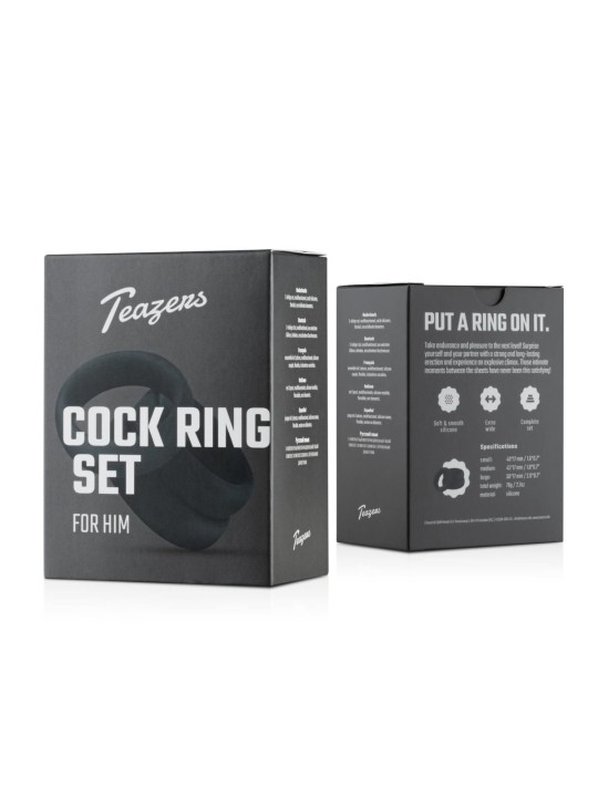 Teazers Silicone Cockring Set