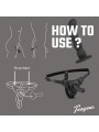 Teazers – Silicone Strap-On Set – Black