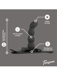 Teazers – Silicone Strap-On Set – Black