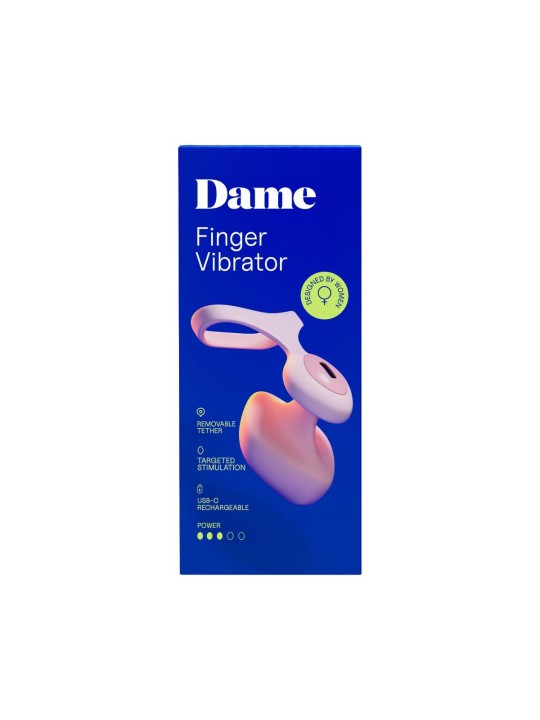 Dame - Fin 2.0 Finger Vibrator - Quartz